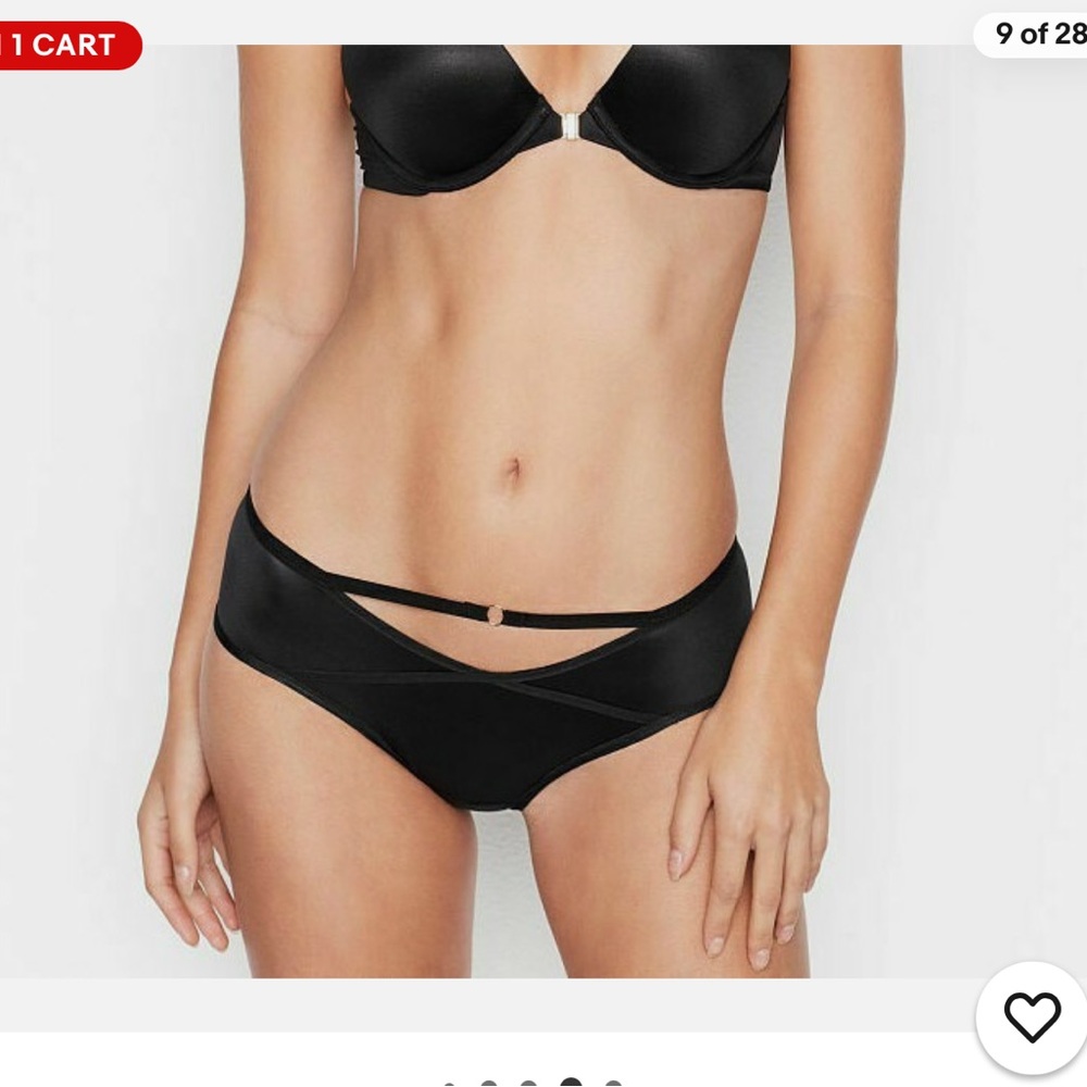 Victoria Secret Very Sexy Cut Out Panties 2 XS NWOT